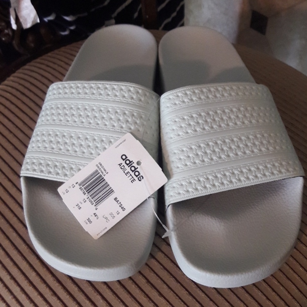 New mens Adidas slides